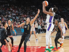 Las Vegas Aces Blows Out The LA Sparks At Mandalay Bay Events Center 93-65