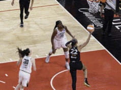 The Las Vegas Aces Takes Down The NY Liberty In Game Two Of The WNBA Finals 104-76
