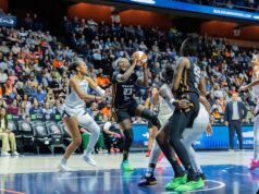 Aces Dominate Connecticut Sun Behind A’ja Wilson’s Historic Double-Double